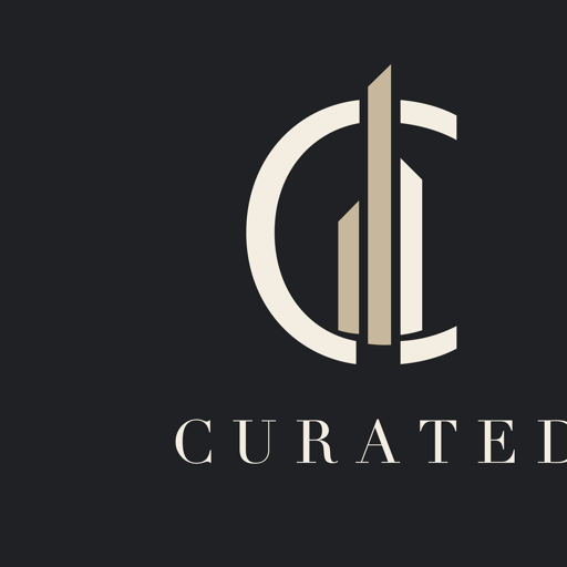 Curated logo